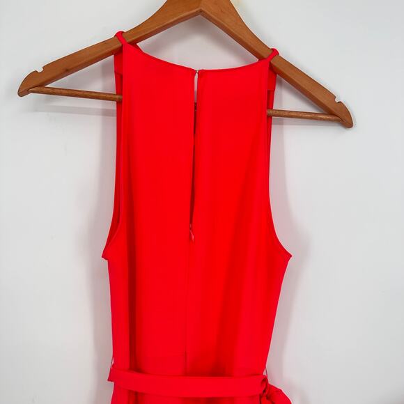 AMANDA UPRICHARD NWT Evereve Elondra Midi Swing Dress in Pink Rouge // XS - Picture 6 of 11